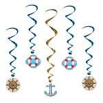 Cruise Whirls Hanging Decorations 5pcs
