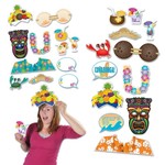 Luau Photo Fun Signs 12pcs