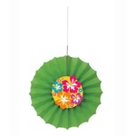 Hibiscus 12" Paper Fan