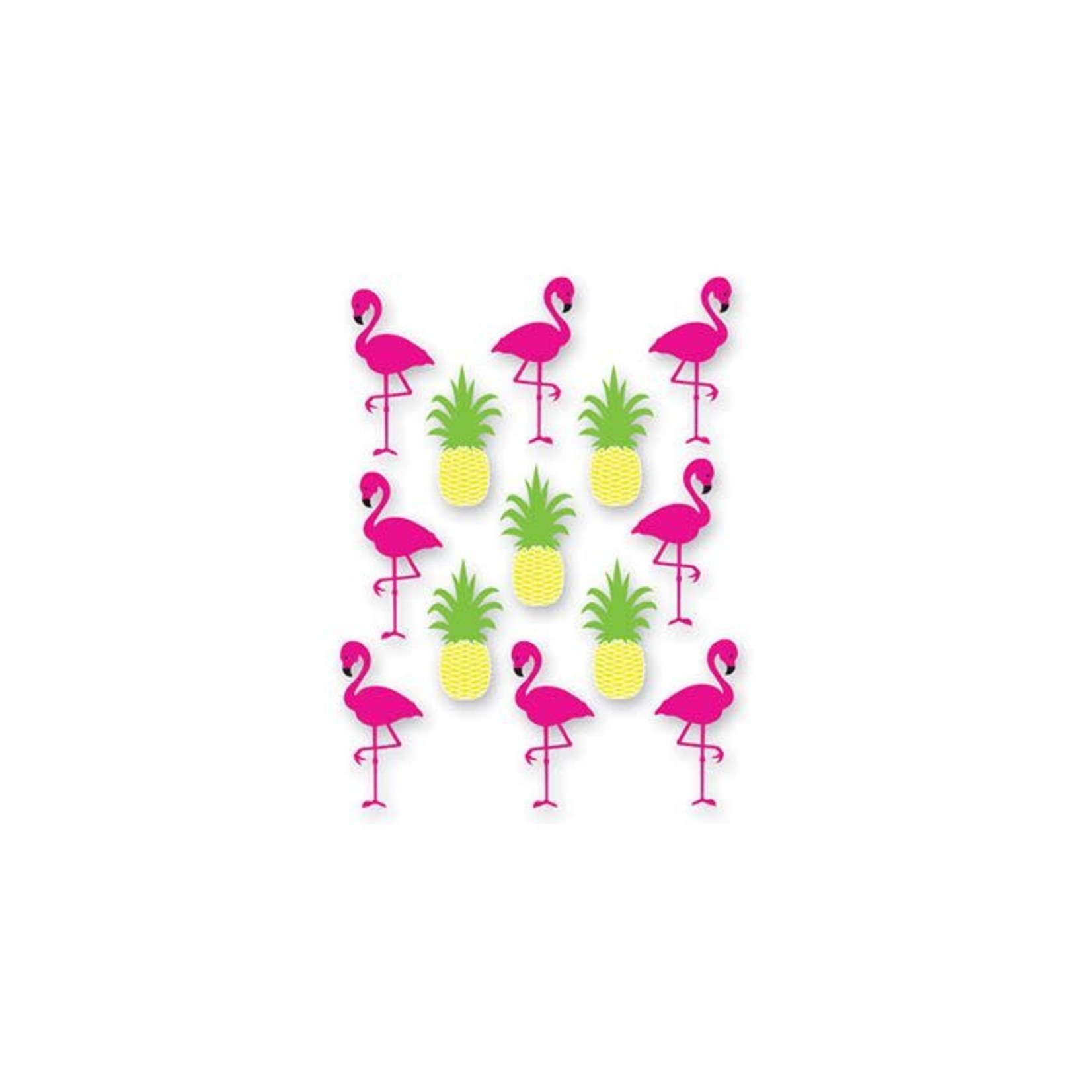 Pineapple & Flamingo Clings