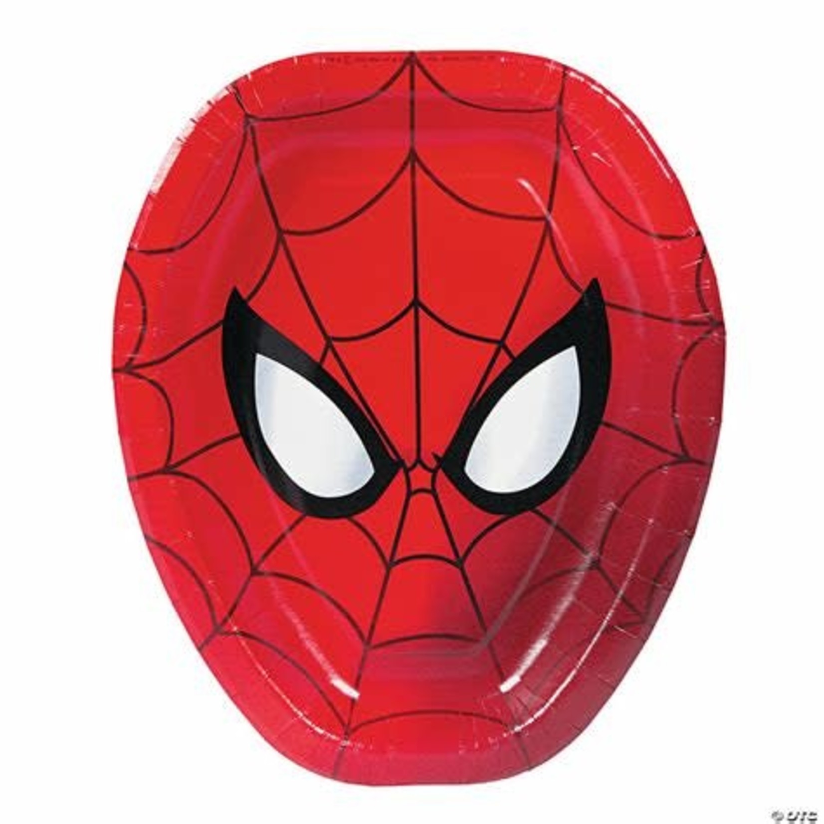 Spiderman 7" Head Plates 8ct.