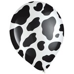 Cow Print Latex Balloons 6ct