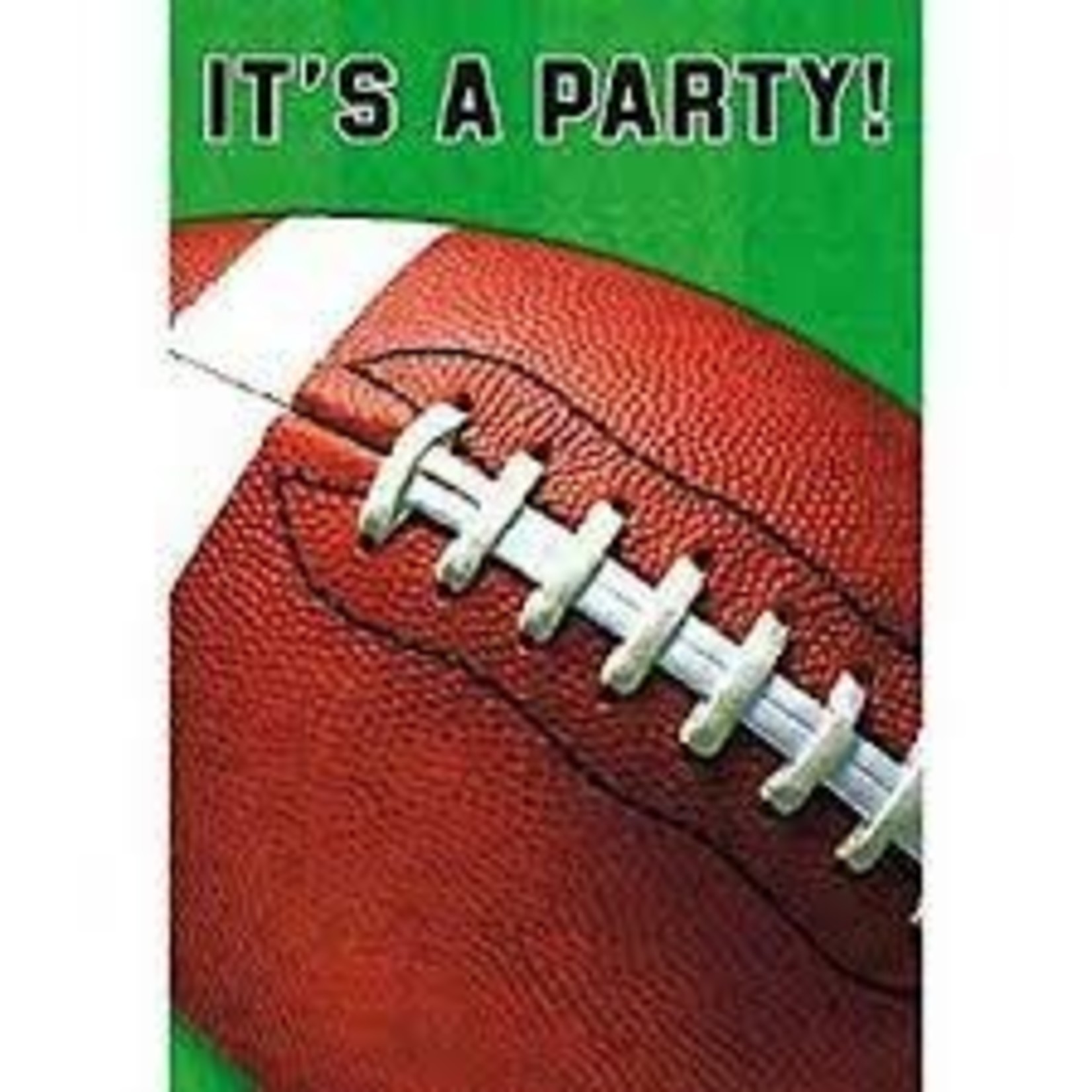 Football Fan Invitations 8ct