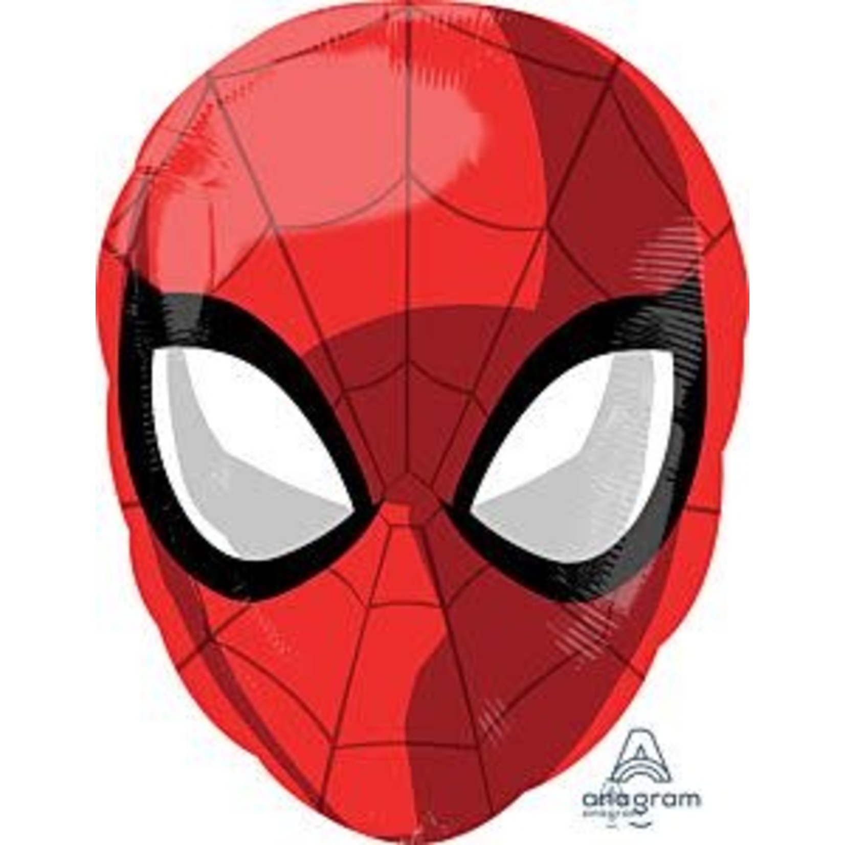 Anagram Air Filled 14" Spiderman Face Balloon
