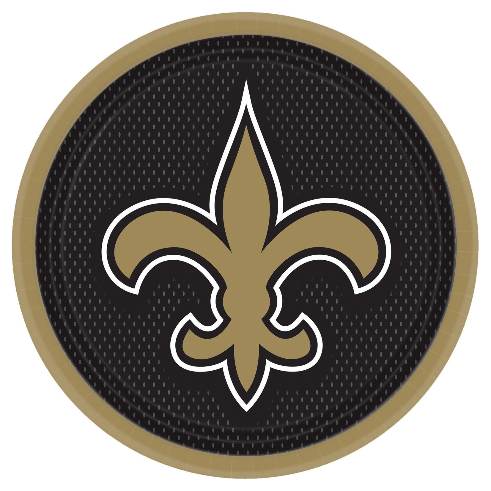 New Orleans Saints 9" Round Plates