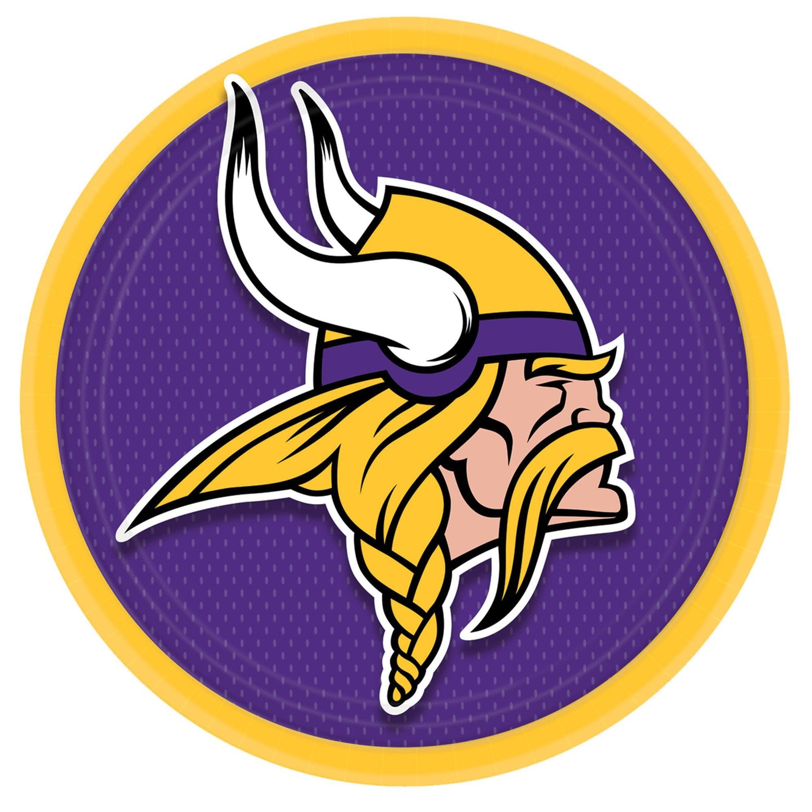 Minnesota Vikings 9" Round Plates