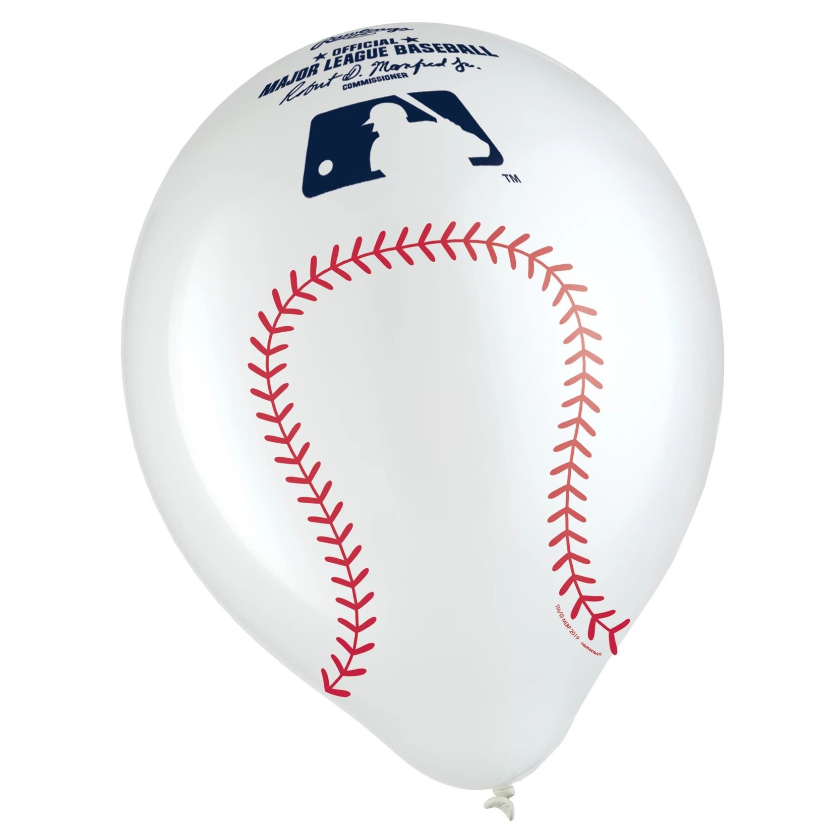 Baseball Balloons in WHITE or COLOR