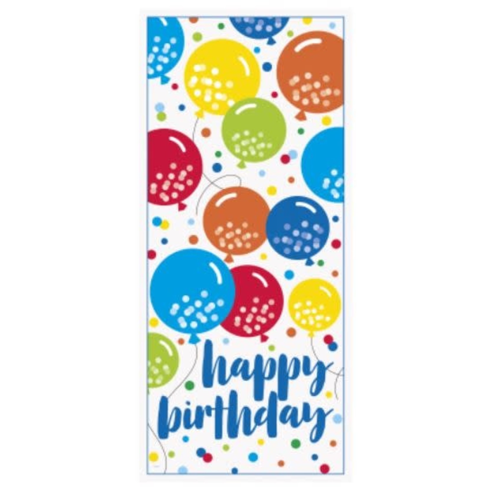 Balloon Cheer Happy Birthday Door Poster