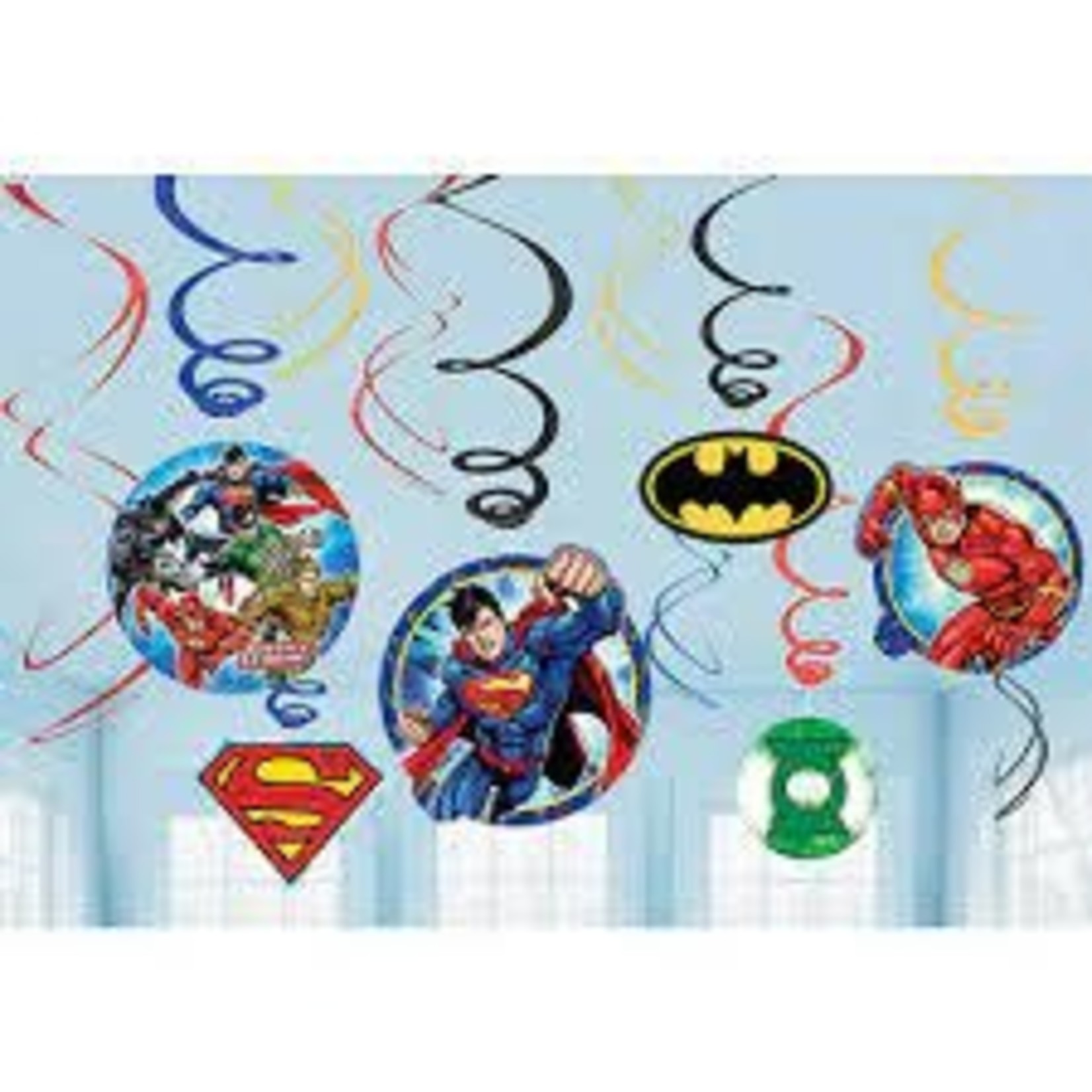 Justice League Swirl Decoration