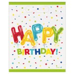 Happy Balloon Birthday Loot Bags  8ct