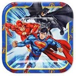 Justice League Plates 7in