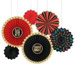 Roll The Dice Printed Paper Fan Decoration