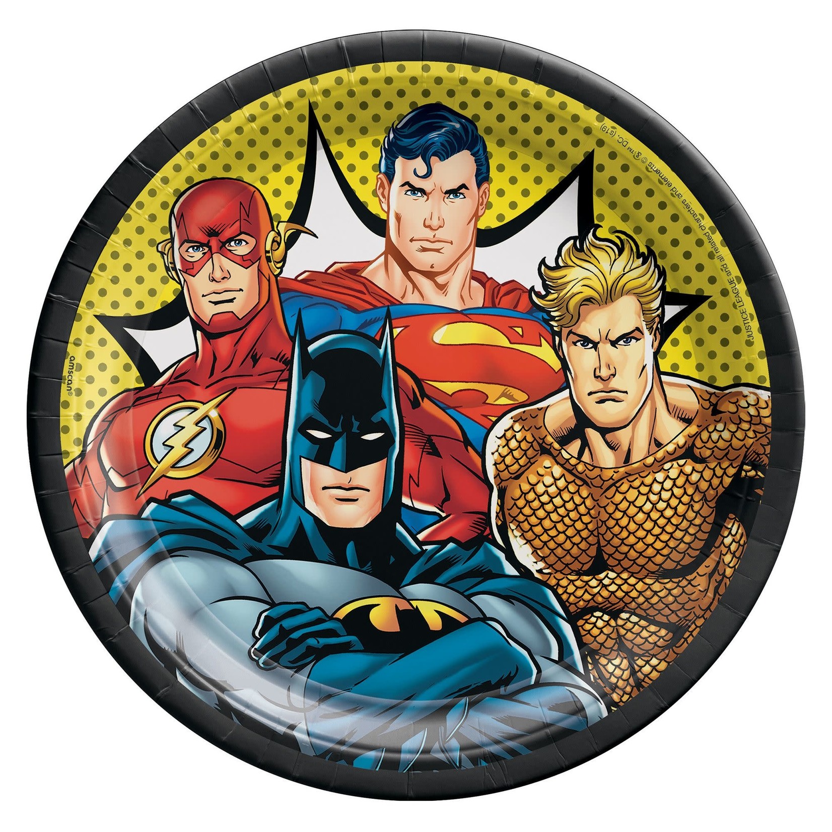 Justice League Plate 9in