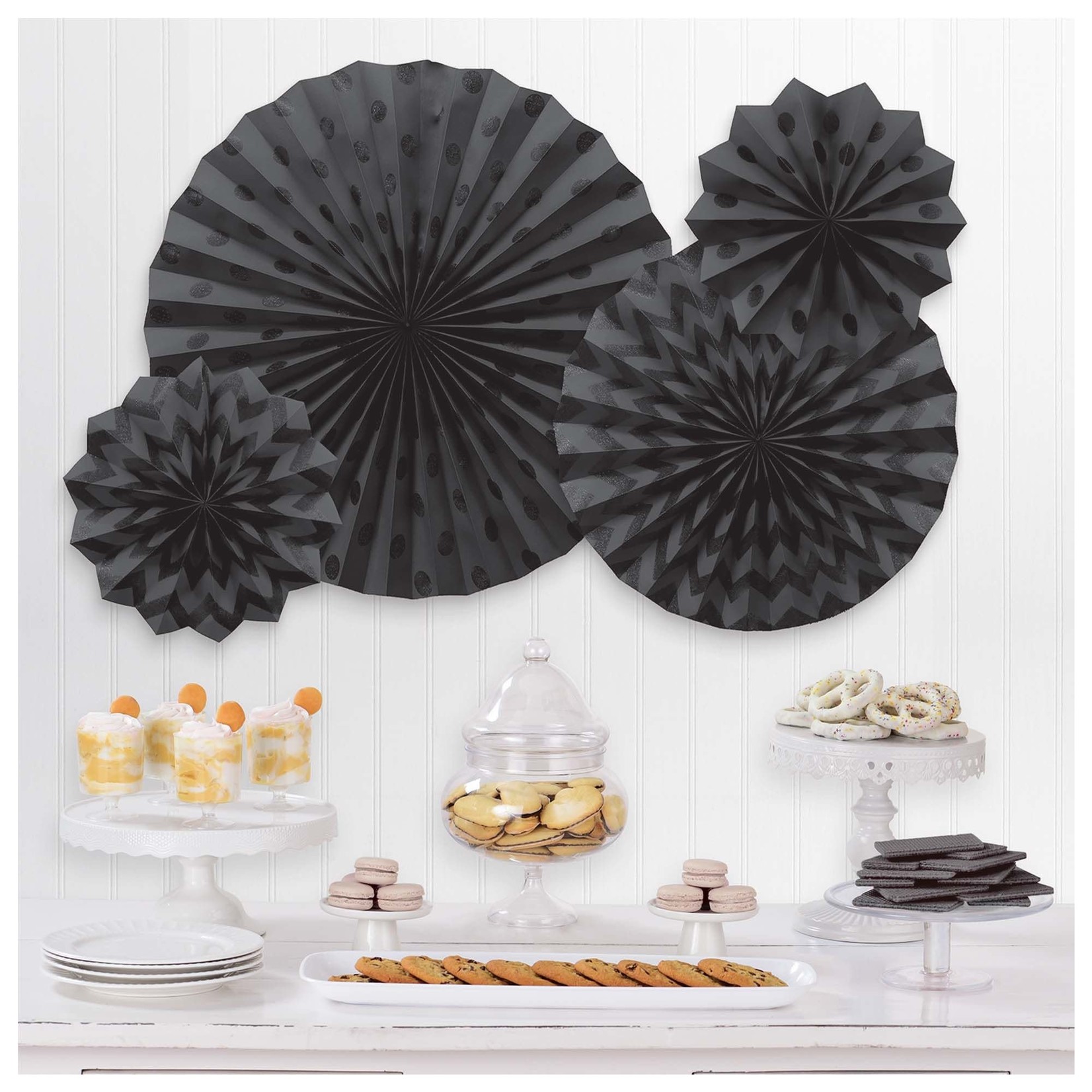 Decoration Gritter Fans Negro