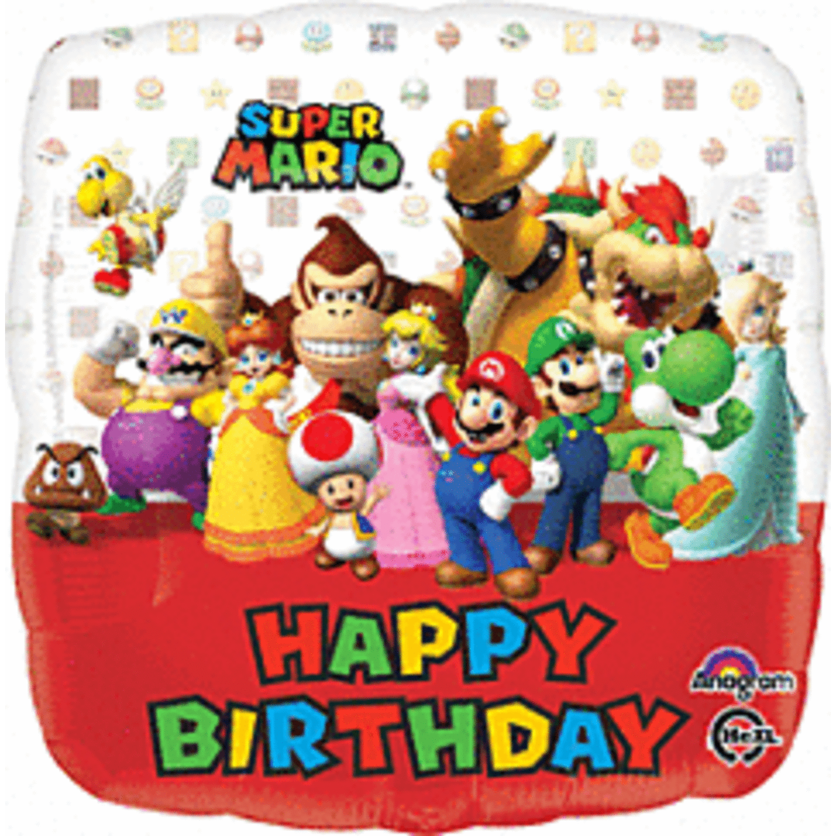 18" HBD Mario Bros