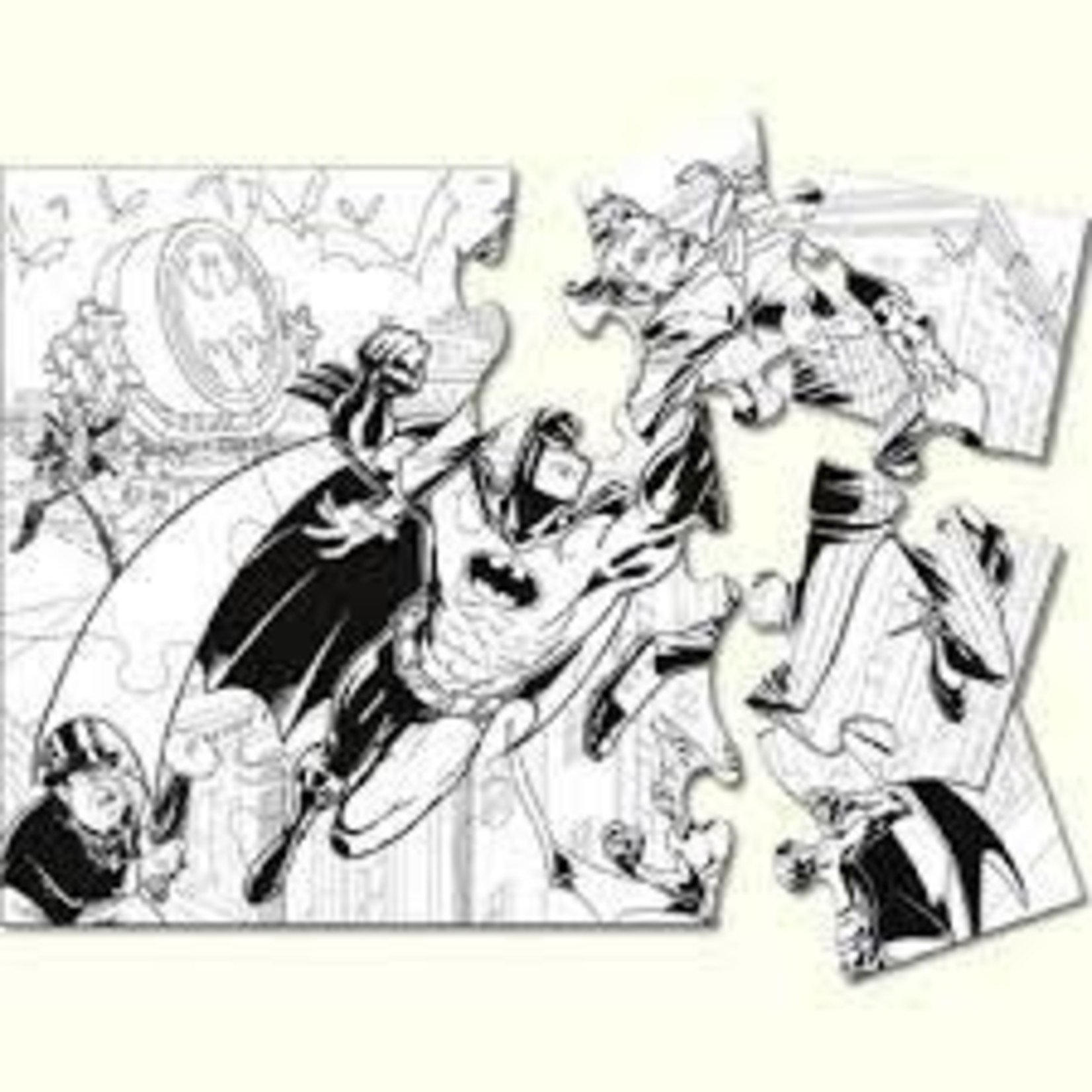 Batman Jumbo Coloring Puzzle