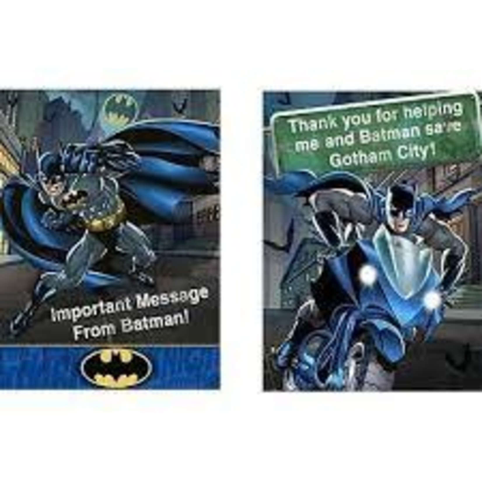 Batman Invitation 8ct