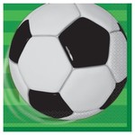 3D Soccer Luncheon Napkins  16ct