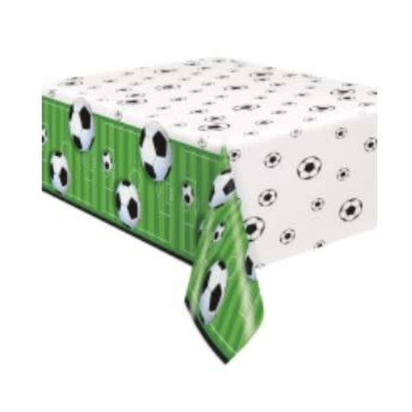 Soccer 3D Soccer Rectangular Plastic Table Cover  54" x 84"