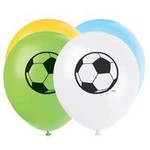 3D Soccer 12" Latex Balloons  8ct