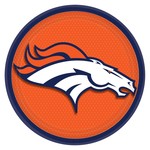 Denver Broncos 9" Round Plates