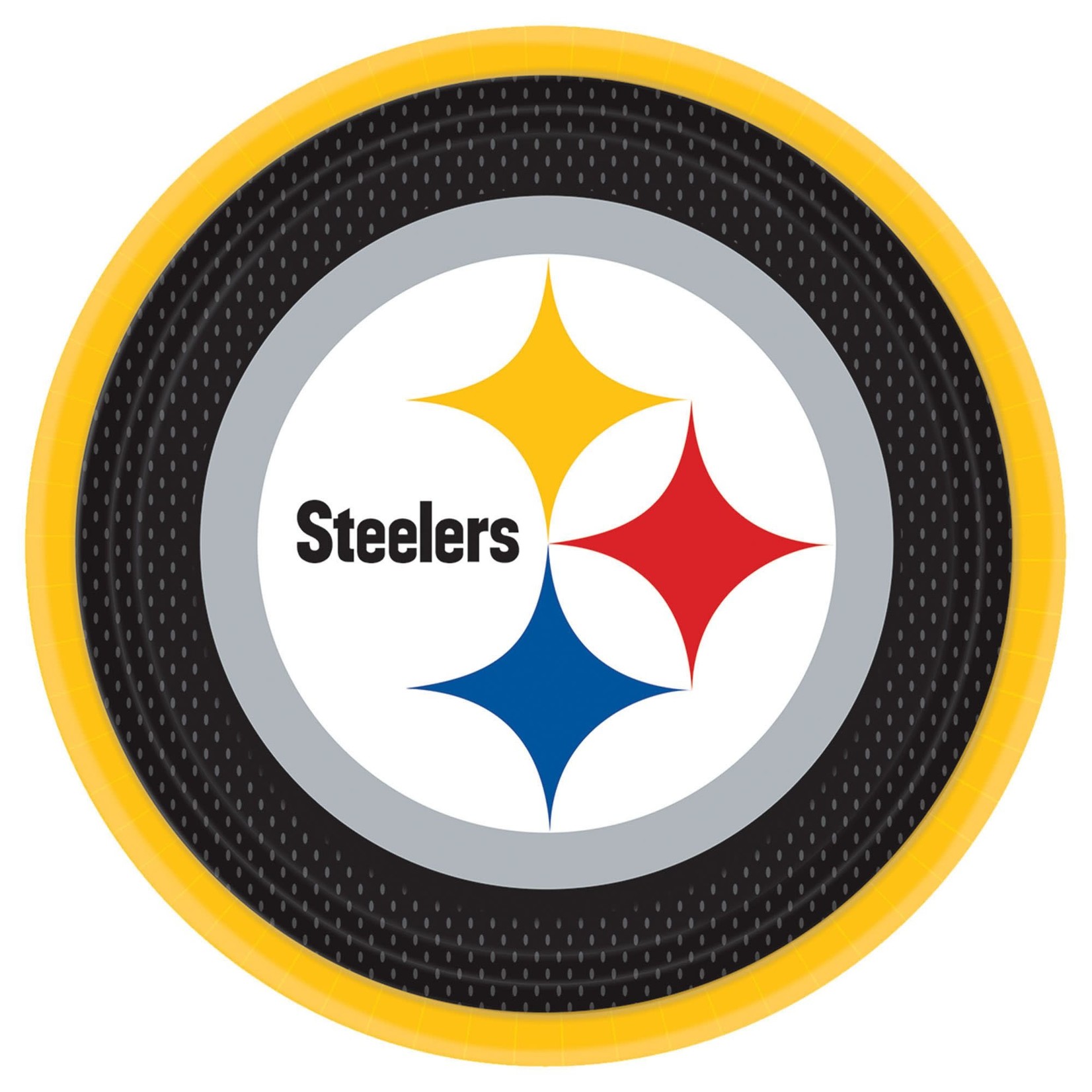 Pittsburgh Steelers 9" Round Plates