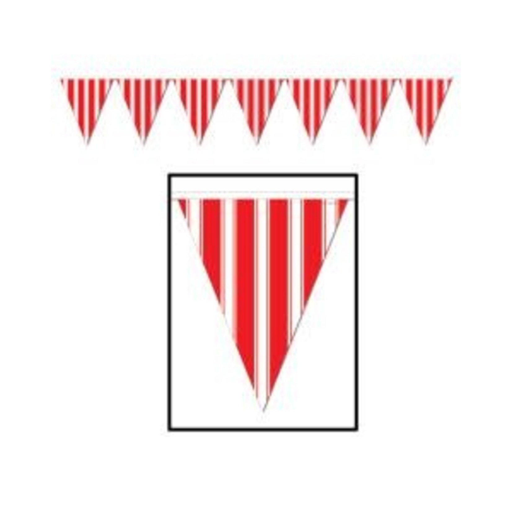 Striped Pennant Banner