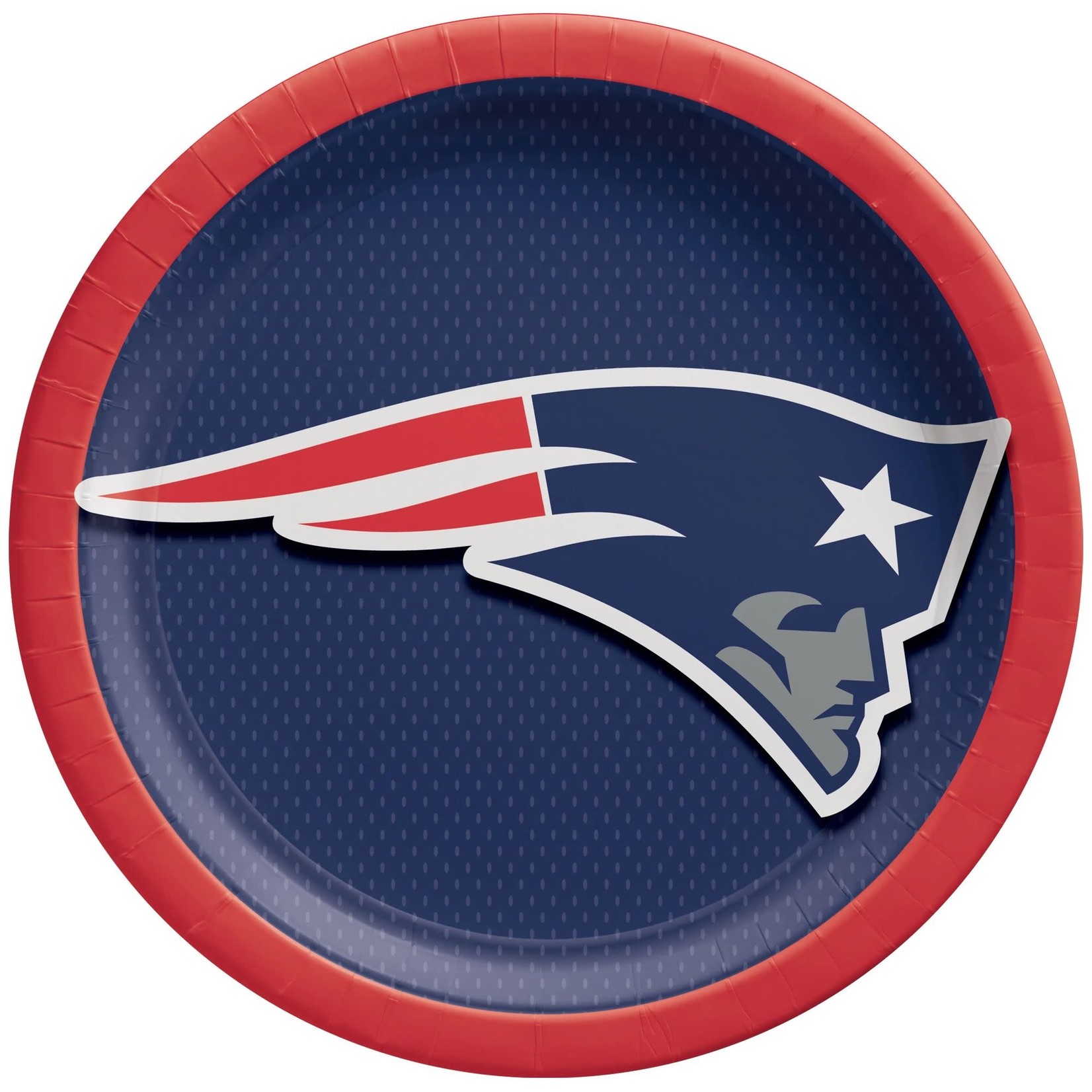 New England Patriots 9" Round Plates