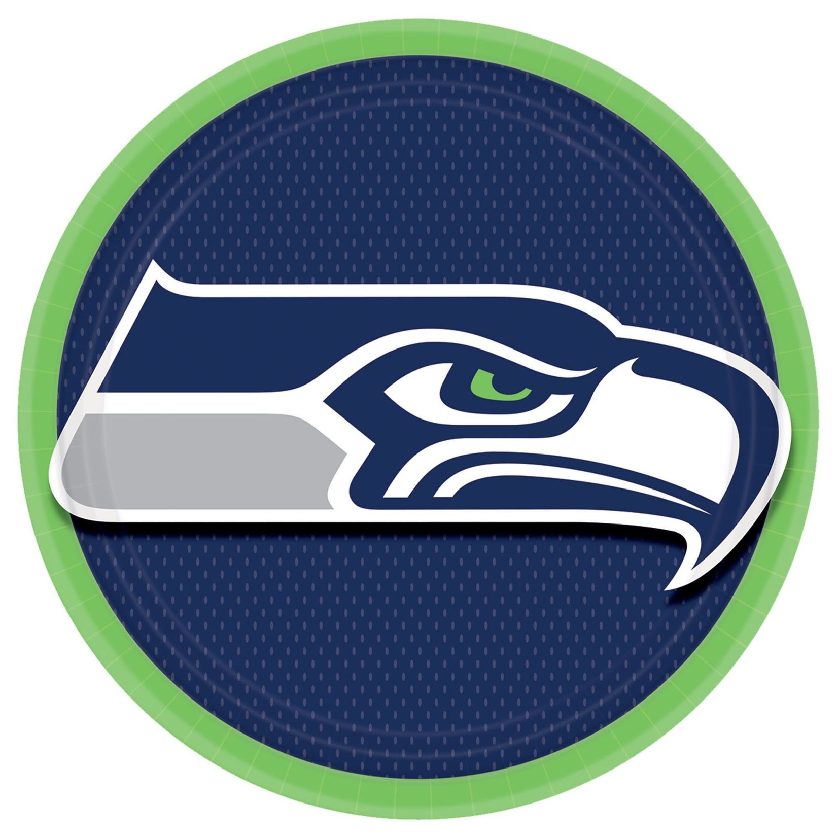 Seattle Seahawks 9" Round Plates