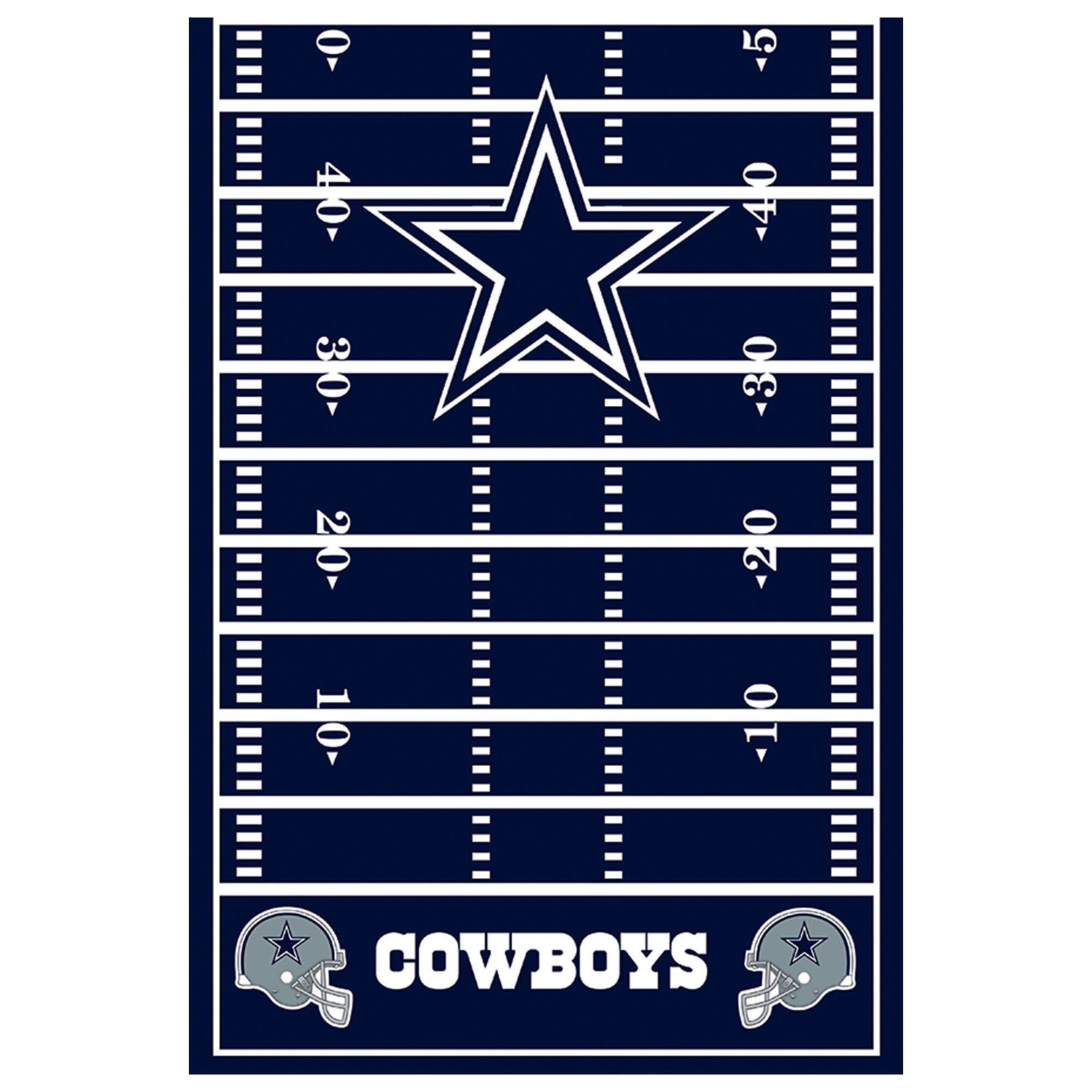 Dallas Cowboys Plastic Table Cover