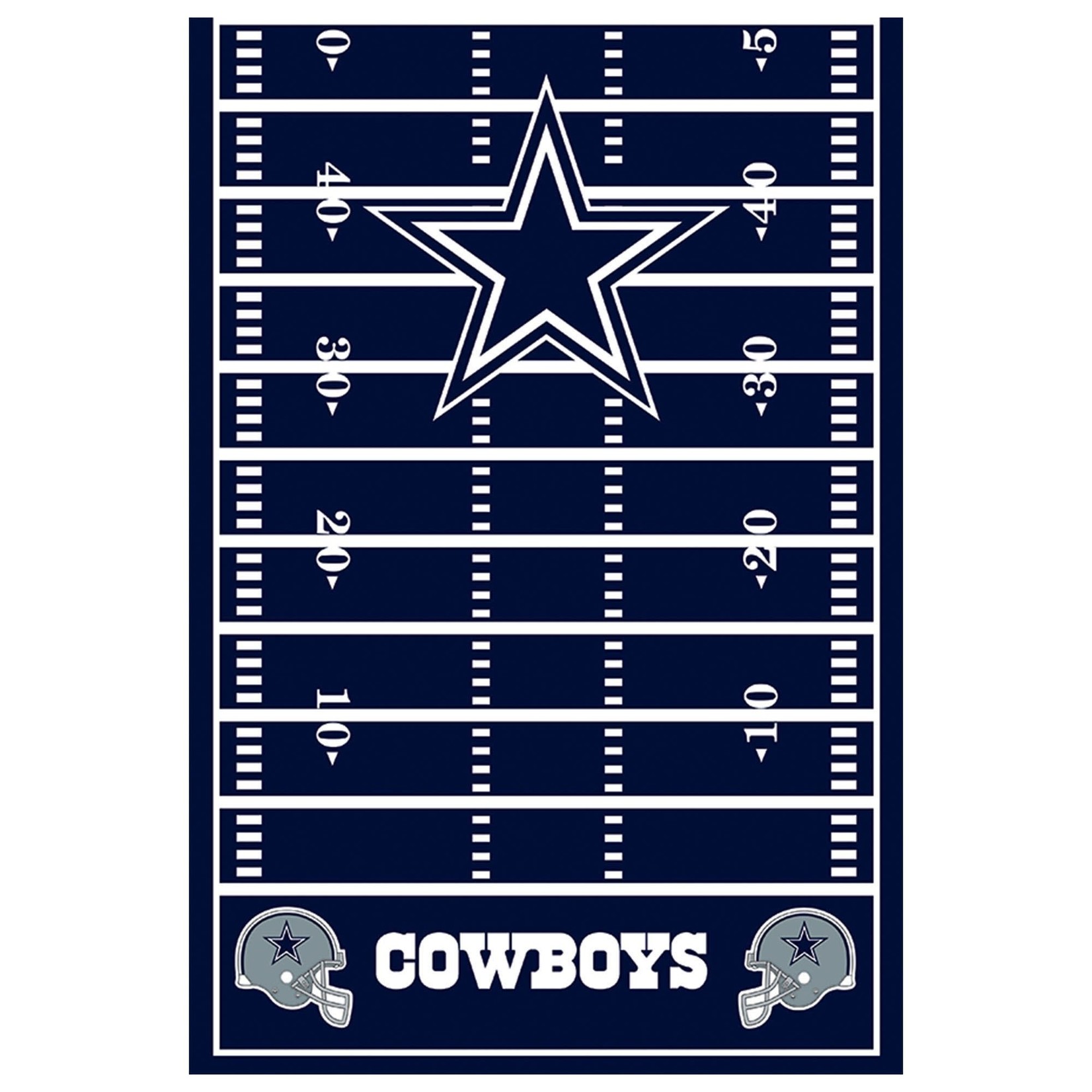Dallas Cowboys Plastic Table Cover