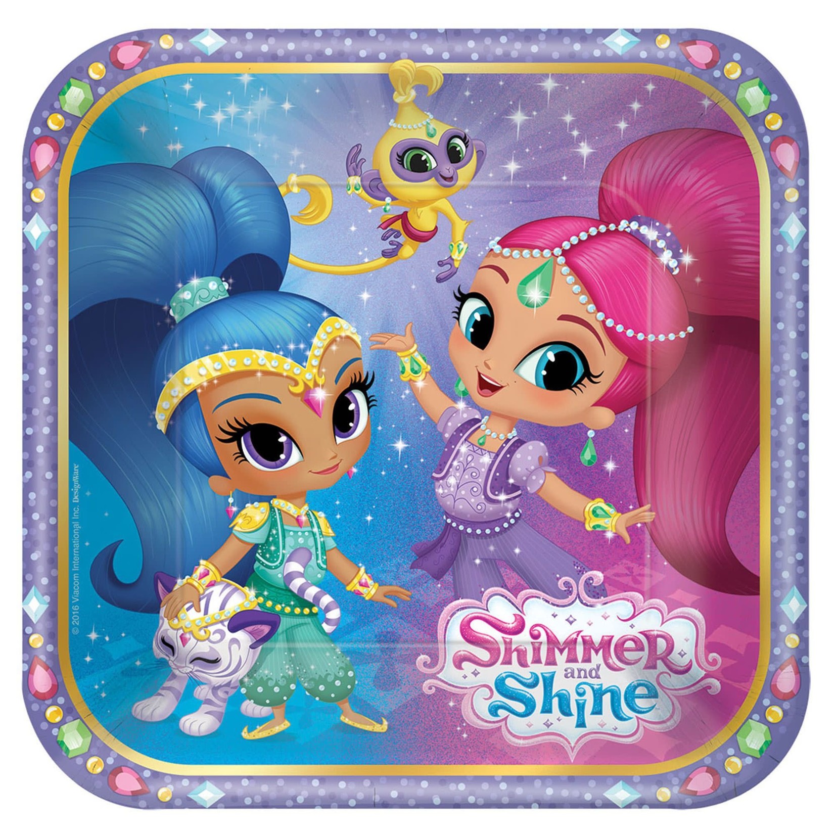 Shimer and Shine Square Plate