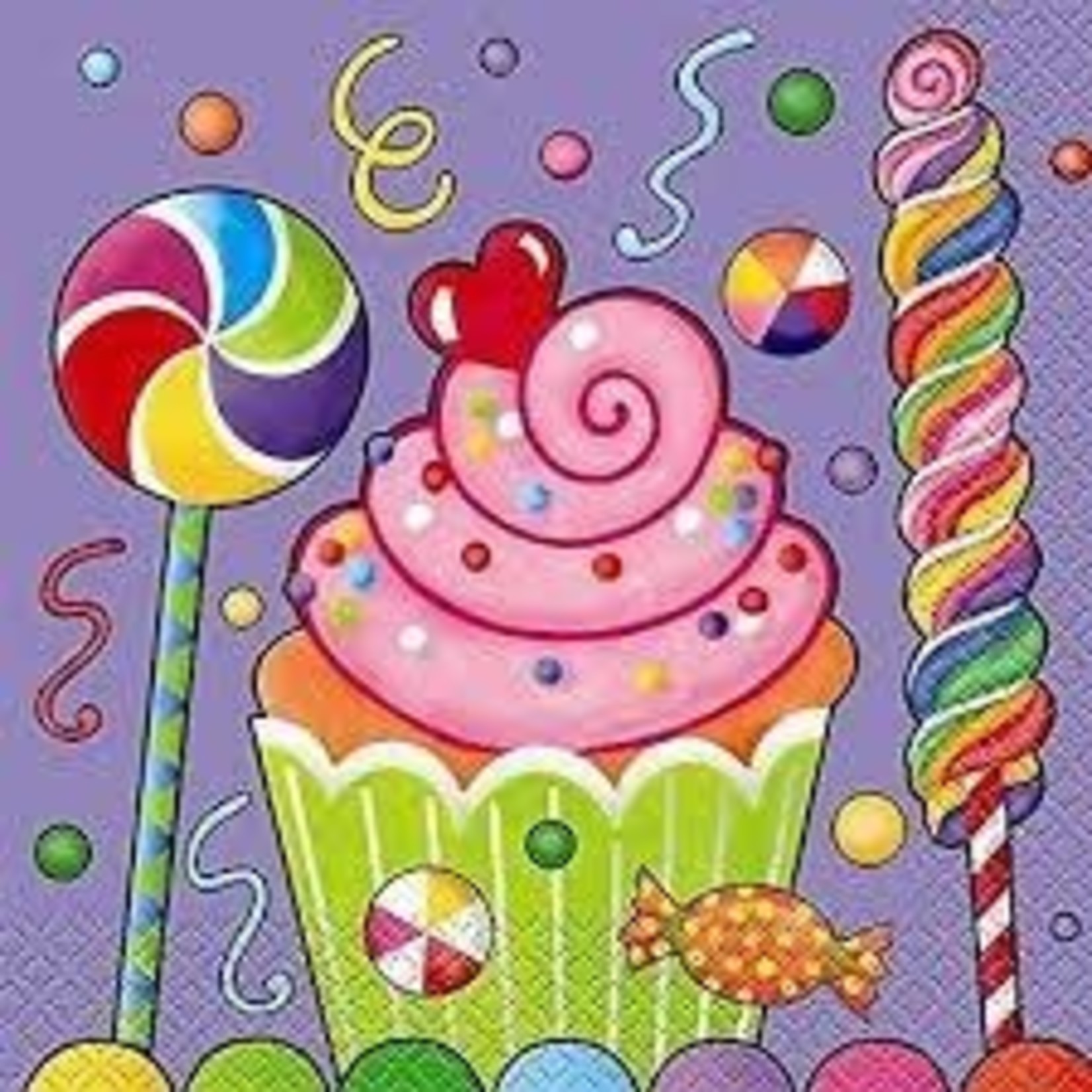 Cupcake Napkin 16ct