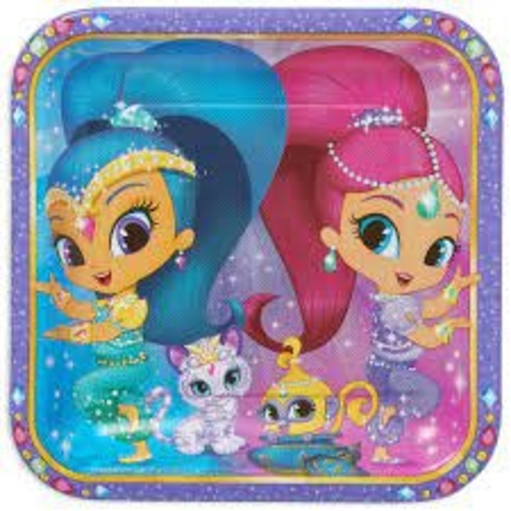Shimer and Shine Square Plate