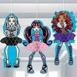 Monster High Honeycomb Decor
