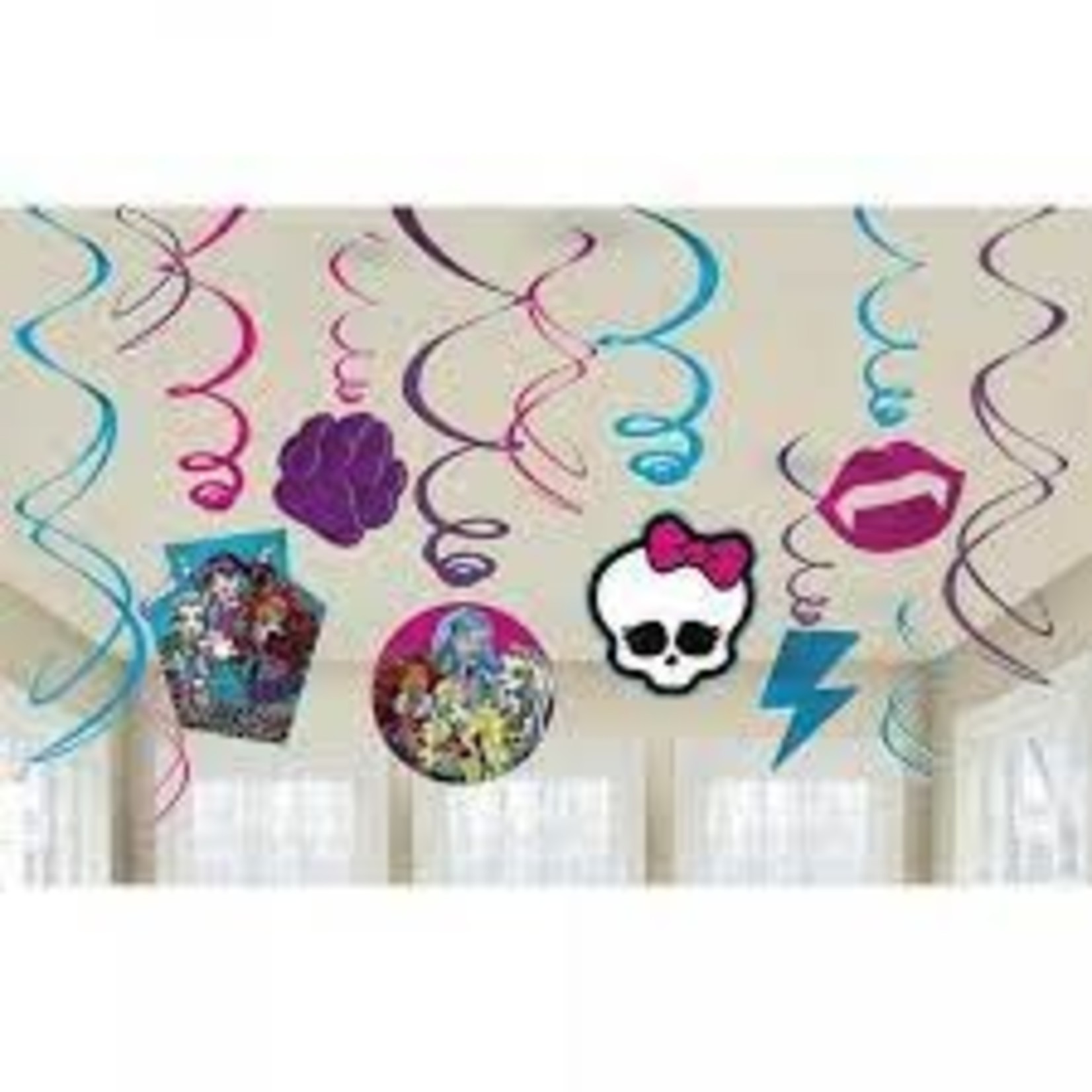 Monster High Swirl Decor