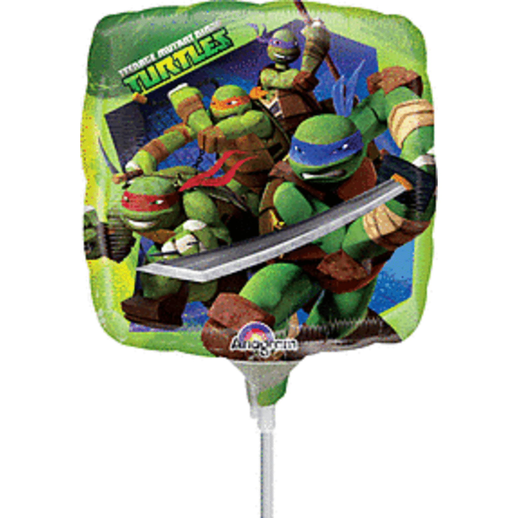 Anagram Air Filled 9" Ninja Turtles Balloon