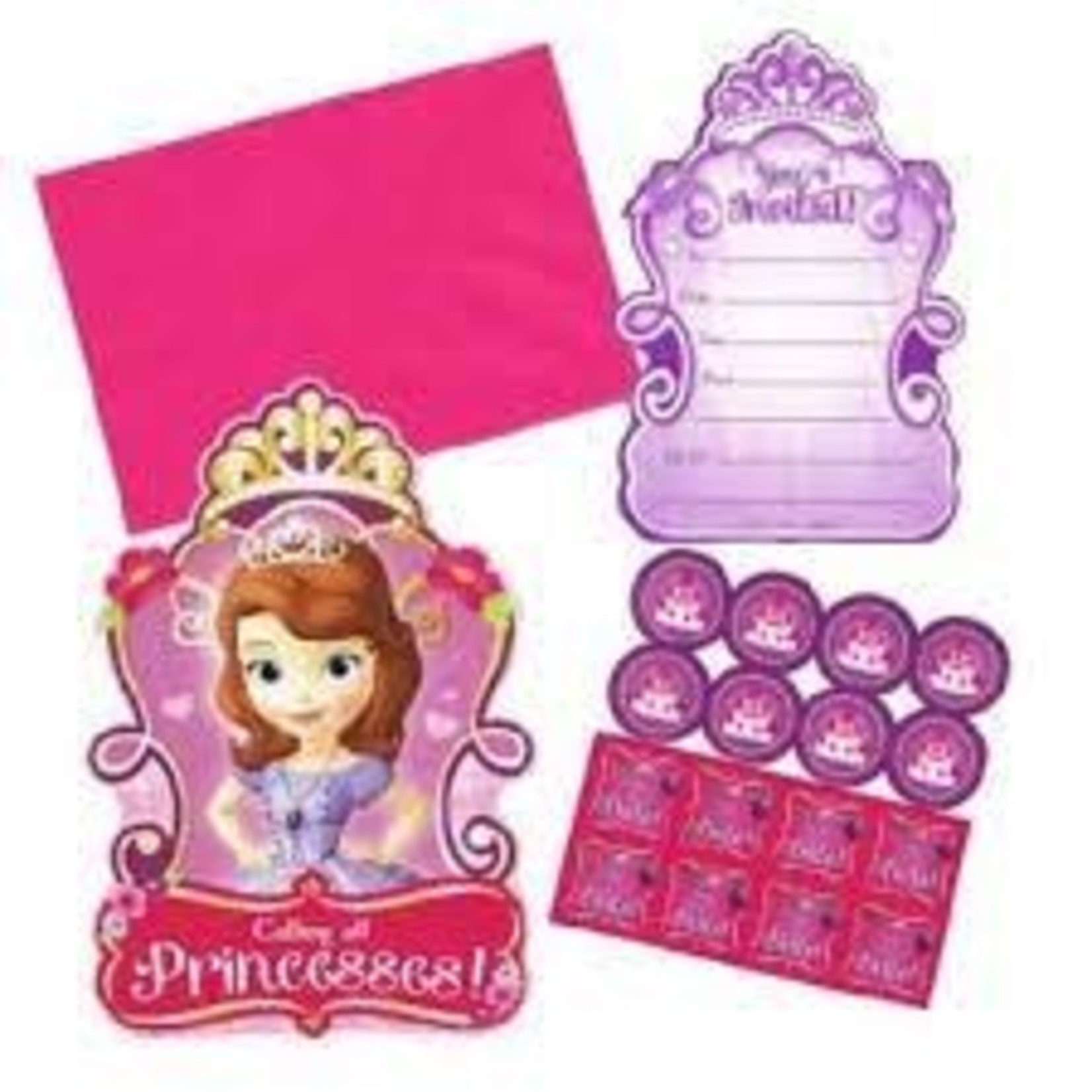 Princesa Sofia Invitations 8ct