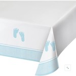 Plaid Baby Boy Tablecover