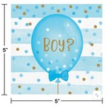 Gender Reveal Balloons Napkins 16ct