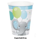 Enchanting Elephants Boy 9oz Cups 8ct