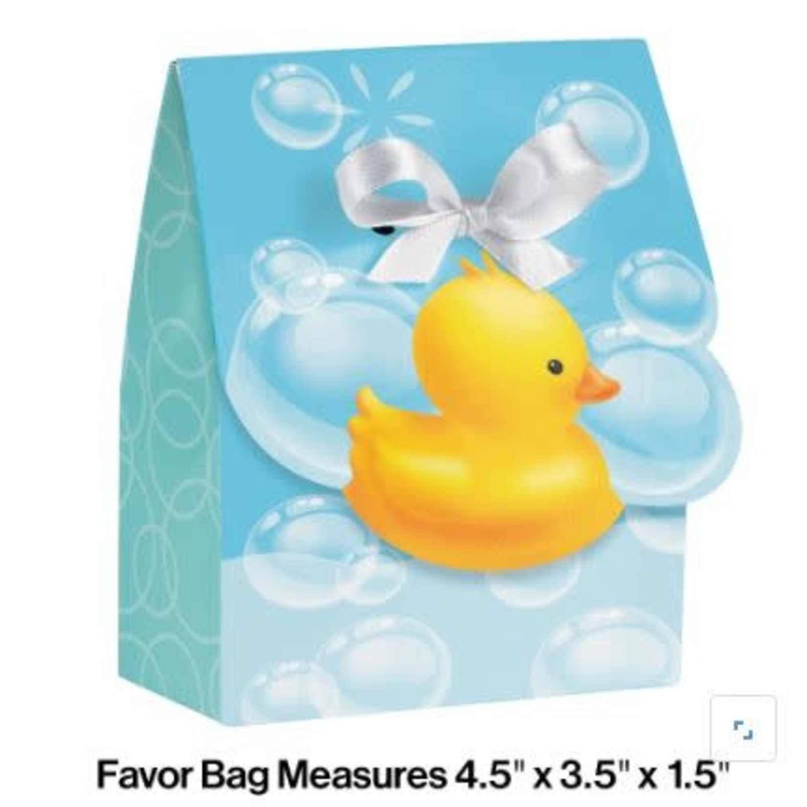 Duck Foldover Bags with Ribbon