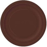 Brown Dinner Plates 16ct