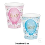 Gender Reveal Balloons 9oz Cups 8ct