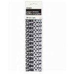 Black and White Dot Paper Straws