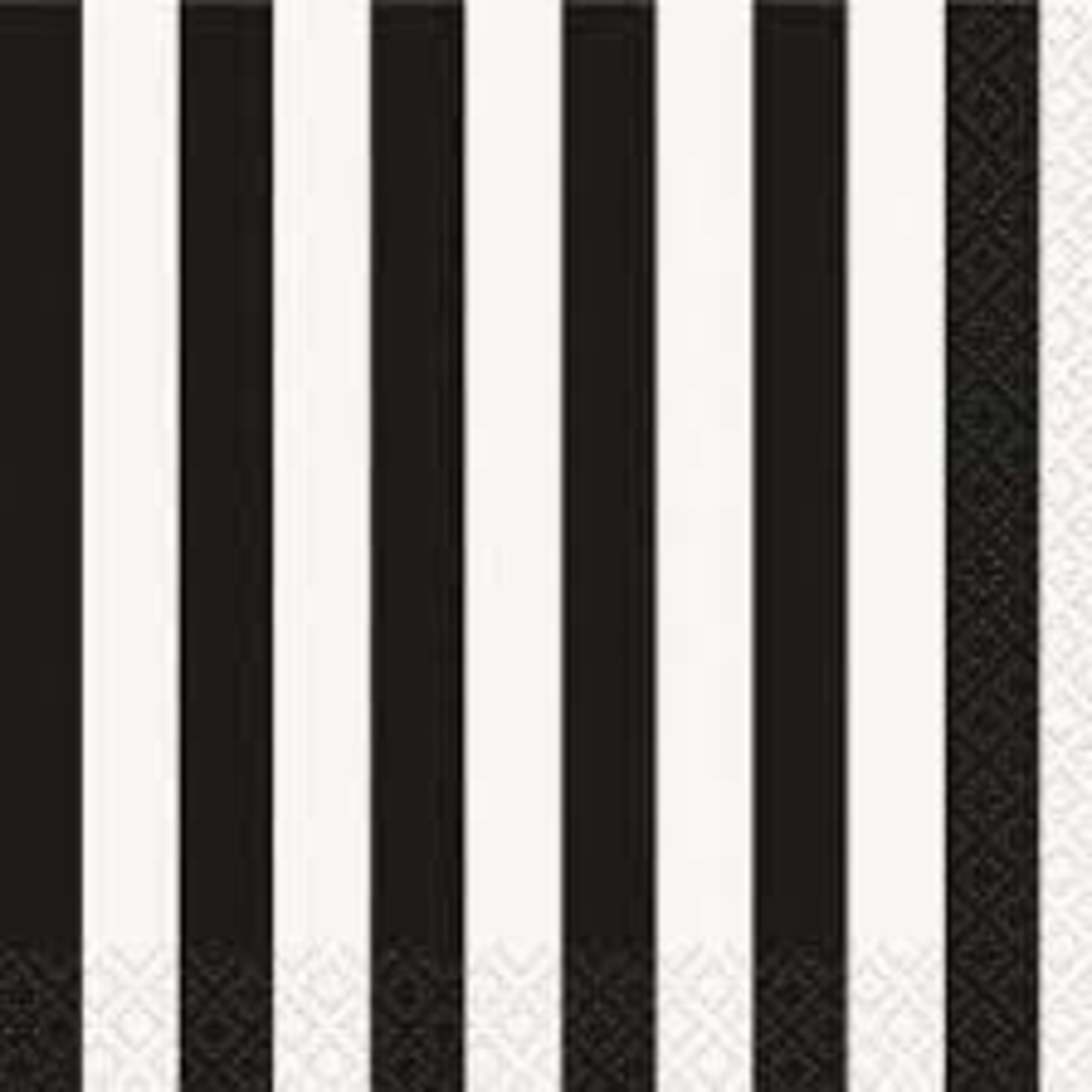 Stripes Black and White Napkins