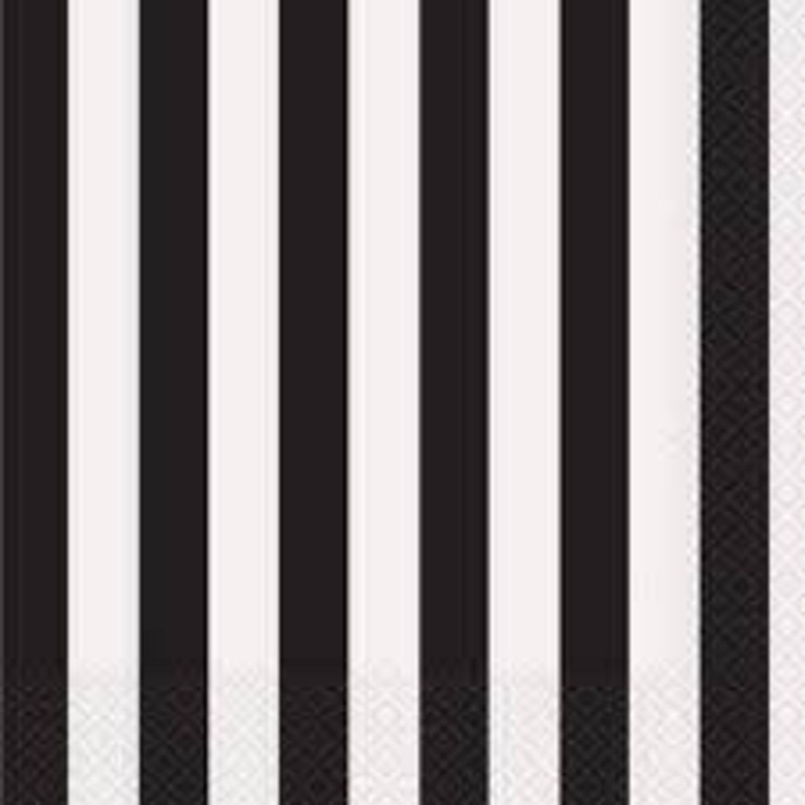 Stripes Black and White Napkins