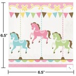 Carousel Luncheon Napkins 16ct