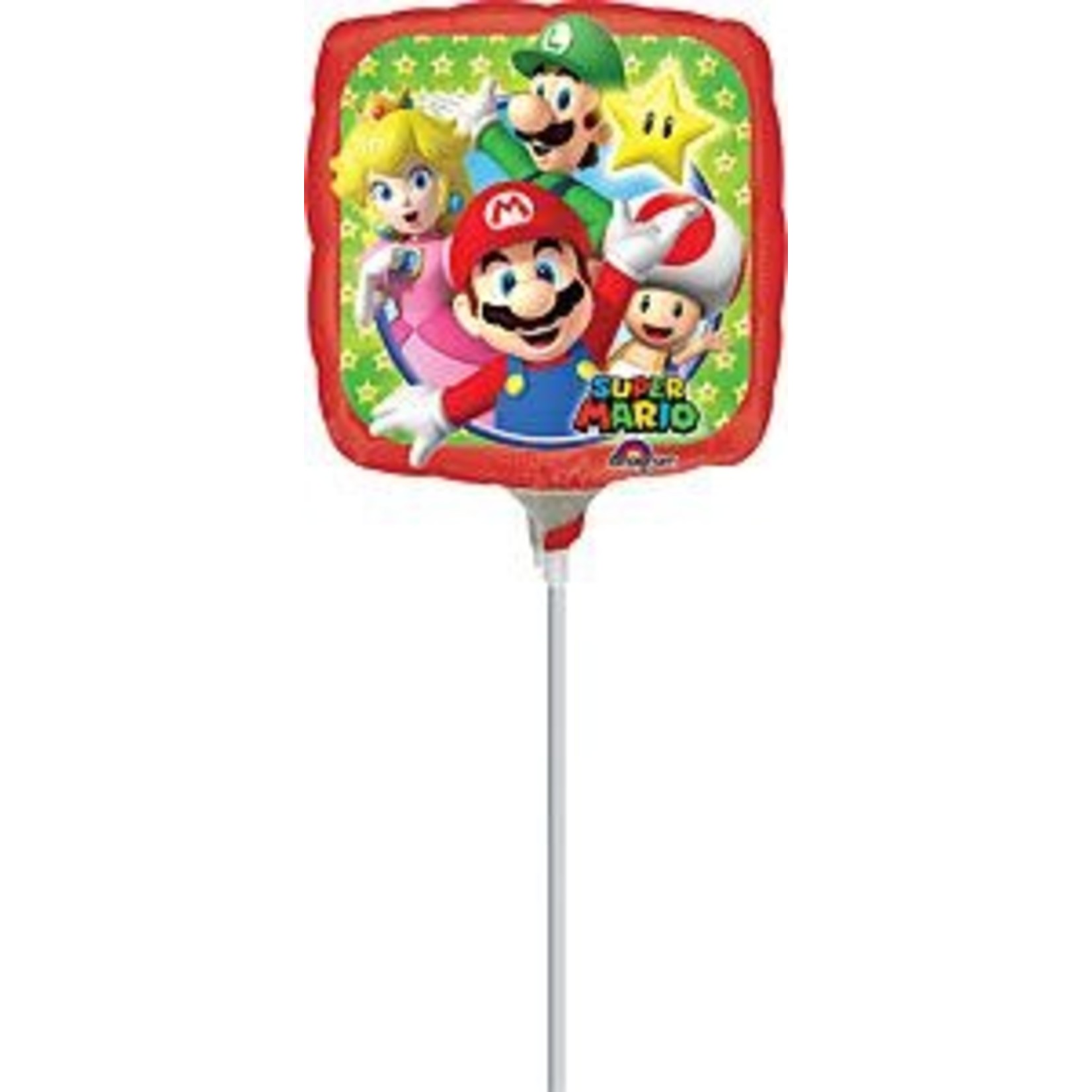 Anagram Air Filled 9" Super Mario Balloon