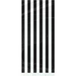 Black Striped Cello Bags 20ct